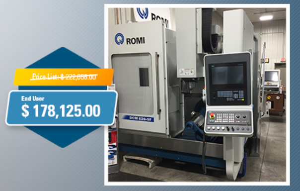 ROMI DCM 620-5F 5-Axis Machining Center