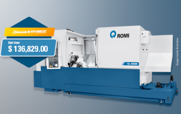 ROMI GL 400M CNC Turning Center